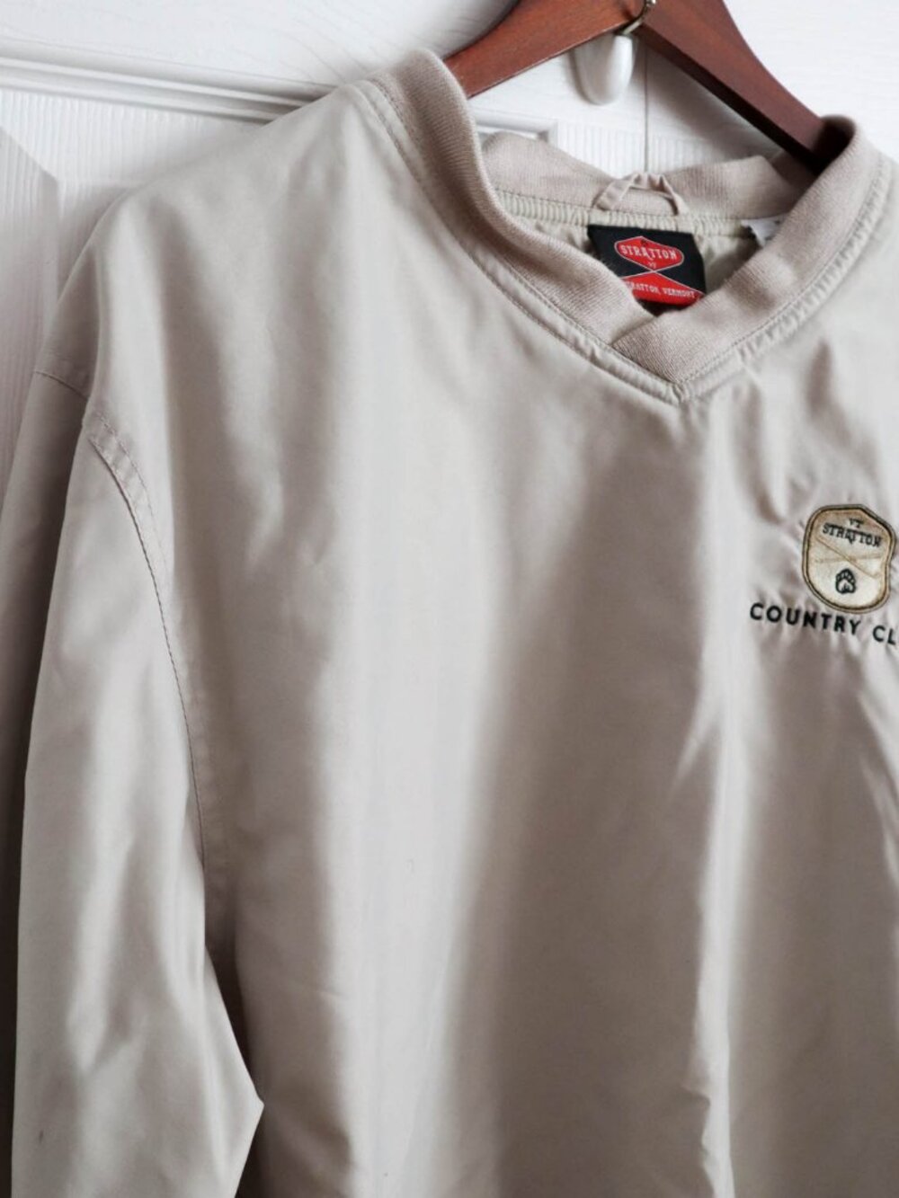 Stratton Vermont Country Club Men's Golf Pullover Windbreaker Jacket Sz Medium - Picture 2 of 9
